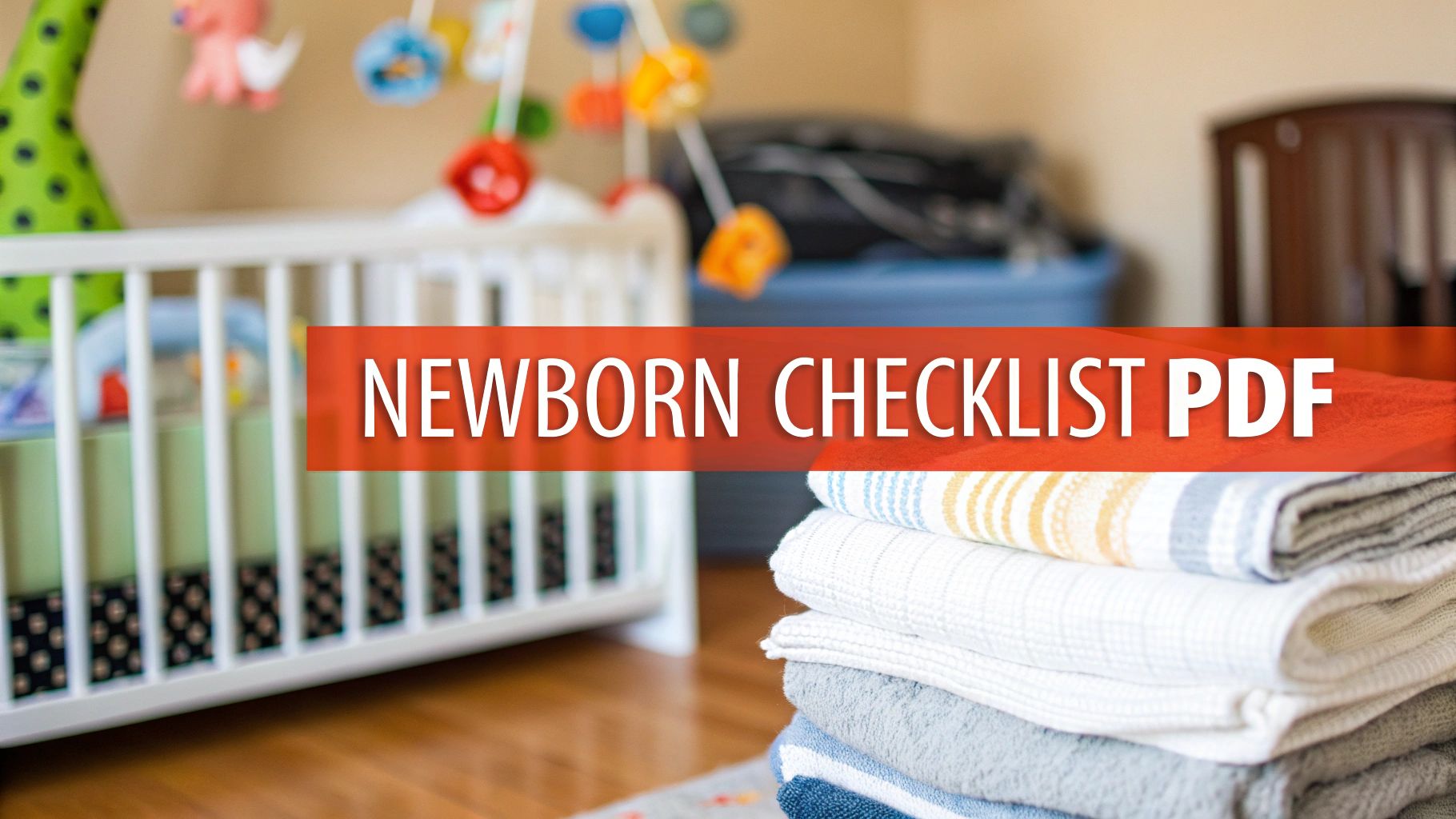 Your Essential Newborn Checklist PDF and Guide