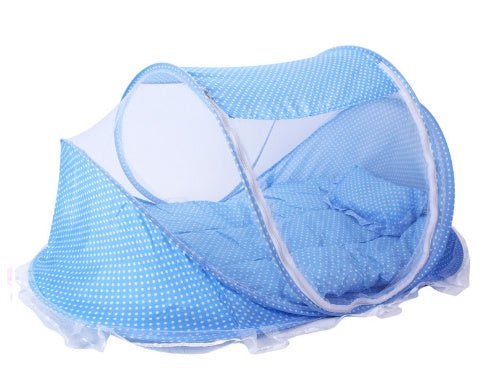 Foldable  Baby Bed Net With Pillow Net 2pieces Set - MiniPrecious