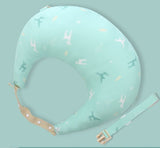 Adjustable multifunction nursing pillow with washable cover for newborn feeding. - MiniPrecious