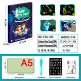 Educational Toy Drawing Pad 3D Magic 8 Light Effects Puzzle Board Sketchpad - MiniPrecious