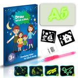 Educational Toy Drawing Pad 3D Magic 8 Light Effects Puzzle Board Sketchpad - MiniPrecious