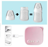 Electric USB Breast Pump Kit with Natural Suction Feeding Bottle. - MiniPrecious