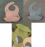 Soft Waterproof Silicone Baby Bib with Food Catcher, Baby Silicone Bib - MiniPrecious