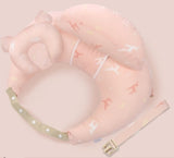 Adjustable multifunction nursing pillow with washable cover for newborn feeding. - MiniPrecious