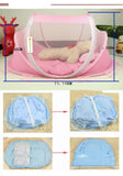 Foldable  Baby Bed Net With Pillow Net 2pieces Set - MiniPrecious