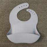 Soft Waterproof Silicone Baby Bib with Food Catcher, Baby Silicone Bib - MiniPrecious