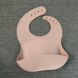 Soft Waterproof Silicone Baby Bib with Food Catcher, Baby Silicone Bib - MiniPrecious