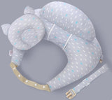 Adjustable multifunction nursing pillow with washable cover for newborn feeding. - MiniPrecious
