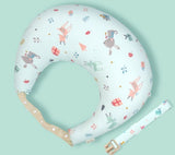 Adjustable multifunction nursing pillow with washable cover for newborn feeding. - MiniPrecious
