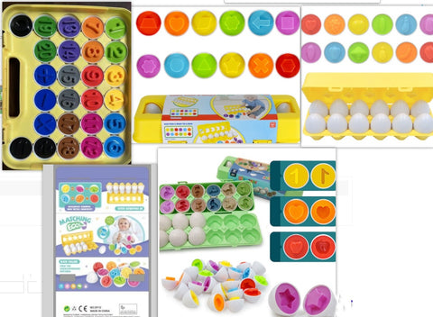 Smart egg toy for kids – shape matching, learning fun. - MiniPrecious