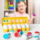 Smart egg toy for kids – shape matching, learning fun. - MiniPrecious