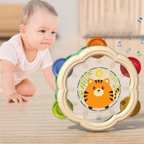 Baby Toys 0 12 Month Musical Instruments Hand Drum Shaking Rattler Montessori Interactive Kids Educational Music Toys for Babies