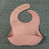 Soft Waterproof Silicone Baby Bib with Food Catcher, Baby Silicone Bib - MiniPrecious