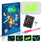 Educational Toy Drawing Pad 3D Magic 8 Light Effects Puzzle Board Sketchpad - MiniPrecious