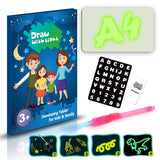 Educational Toy Drawing Pad 3D Magic 8 Light Effects Puzzle Board Sketchpad - MiniPrecious