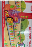 Electric Domino Train Toy with Automatic Release and Building Blocks. - MiniPrecious
