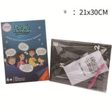 Educational Toy Drawing Pad 3D Magic 8 Light Effects Puzzle Board Sketchpad - MiniPrecious