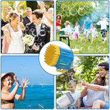 Rocket bubble gun with lights, 69-hole automatic blower toy. - MiniPrecious