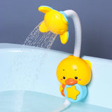 New Baby Bath Kids Toys Rainbow Shower Pipeline Yellow Ducks Slide Tracks Bathroom Educational Water Game Toy for Children Gifts