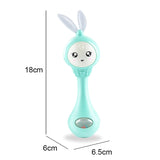 New Sliding Deer Baby Tumbler Rattle Learning Education Toys Newborn Teether Infant Hand Bell Mobile Press Squeaky Roly-Poly Toy