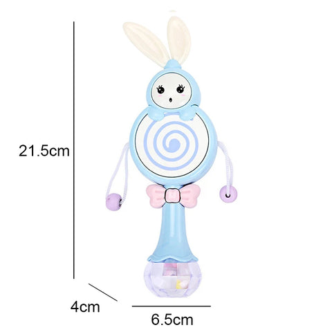 New Sliding Deer Baby Tumbler Rattle Learning Education Toys Newborn Teether Infant Hand Bell Mobile Press Squeaky Roly-Poly Toy