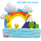 New Baby Bath Kids Toys Rainbow Shower Pipeline Yellow Ducks Slide Tracks Bathroom Educational Water Game Toy for Children Gifts