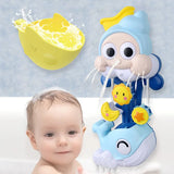 New Baby Bath Kids Toys Rainbow Shower Pipeline Yellow Ducks Slide Tracks Bathroom Educational Water Game Toy for Children Gifts