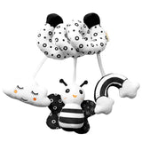 Animal Music Box Black and White Bed Bell Toy Baby Crib Rattles Baby Toys 0-12 Months Infant Clockwork Toy Mobile Newborn Toys