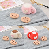 DIY Baby Wool Felt Milk Bottle+Cookies Decorations Newborn Photography Props Infant Photo Shooting Accessories Home Party Orname