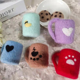 DIY Baby Wool Felt Milk Bottle+Cookies Decorations Newborn Photography Props Infant Photo Shooting Accessories Home Party Orname