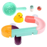 New Baby Bath Kids Toys Rainbow Shower Pipeline Yellow Ducks Slide Tracks Bathroom Educational Water Game Toy for Children Gifts