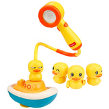 New Bath Toys Baby Water Game Pirate Ship Duck Model Faucet Shower Electric Spray For Kids Swimming Bathroom Children Gifts