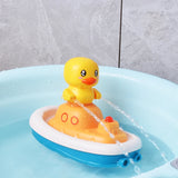 New Bath Toys Baby Water Game Pirate Ship Duck Model Faucet Shower Electric Spray For Kids Swimming Bathroom Children Gifts