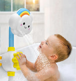 New Baby Bath Kids Toys Rainbow Shower Pipeline Yellow Ducks Slide Tracks Bathroom Educational Water Game Toy for Children Gifts