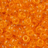 100/200/400pcs 6x9mm Solid Color Large Hole Pony Beads DIY Jewelry Making For Friendship Bracelets & Hair Braids Craft Supplies