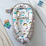 85*50cm Baby Nest Bed with Pillow Portable Crib Travel Bed Infant Toddler Cotton Cradle for Newborn Baby Bed Bassinet Bumper New