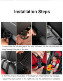 Child Safety Seat Mat for Kids 6 Months to 12 Years Old Breathable Chair