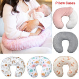 Baby Nursing Pillow Cover Cartoon Breastfeeding Pillow Slipcover Ultra Soft Snug Fits On Newborn Nursing Pillow