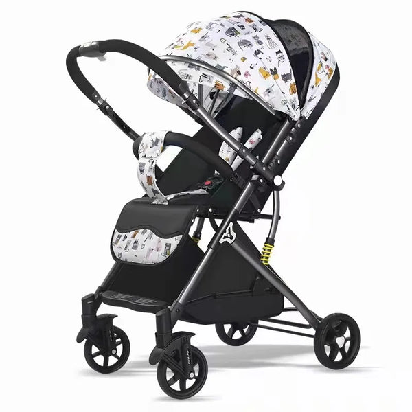 Baby stroller can sit and lie down lightweight and foldable simple baby umbrella cart portable newborn baby stroller