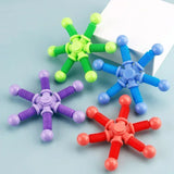 1pcs Fidget Spinner Toys Kids Pop Tube Sensory Toys Suction Cup Games Plastic Transformable Stress Relief Children Adult Gifts