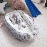 85*50cm Baby Nest Bed with Pillow Portable Crib Travel Bed Infant Toddler Cotton Cradle for Newborn Baby Bed Bassinet Bumper New