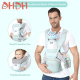 New Adjustable Ergonomic Baby Carrier Four Seasons Universal Baby Carrying Bag Waist Stool Strap Portable & Multifunctional