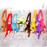 Colorful Plush Monkey Toys Colorful Long-Armed Monkey Photography Accessories Electric Crashproof Padded Monkey Doll Hanging Cur