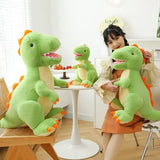 50cm Giant Simulation Dinosaur Toys Tyrannosaurus Rex Doll Children's Birthday Gift Boy Cartoon Triangle Plush Doll Pillow Gift