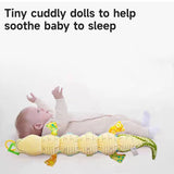 Baby Toys Plush Stuffed Rattle Toys Sensory Animal Dinosaur Infant Teether Tummy Time Toys Educational Interactive Newborn Toys