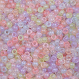 100/200/400pcs 6x9mm Solid Color Large Hole Pony Beads DIY Jewelry Making For Friendship Bracelets & Hair Braids Craft Supplies