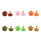 New Newborn Baby Silicone Pacifier Newborn Pacifier Infant Teether Chewable Toy Safety Baby Care Product Pacifiers Chain Set