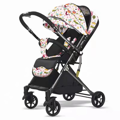 Baby stroller can sit and lie down lightweight and foldable simple baby umbrella cart portable newborn baby stroller