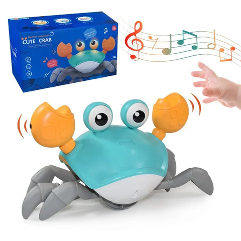 Childrens Electronic Induction Crab Walking Toys Baby Pet Music Toys Educational Toys Childrens Mobile ToysChristmas Sound Toys