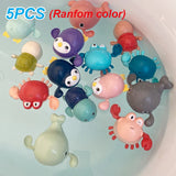 New Bath Toys Baby Water Game Pirate Ship Duck Model Faucet Shower Electric Spray For Kids Swimming Bathroom Children Gifts